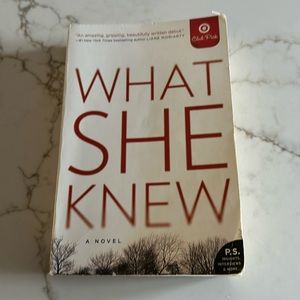 Book- What She Knew by Gilly MacMillan